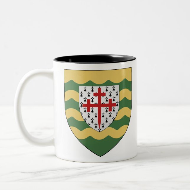Ireland County Donegal Two-Tone Coffee Mug (Left)