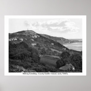 Ireland, County Dublin, Killiney & Dalkey Poster