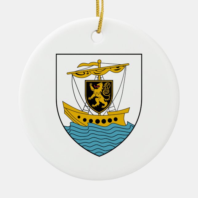 Ireland County Galway Christmas Ornament (Front)