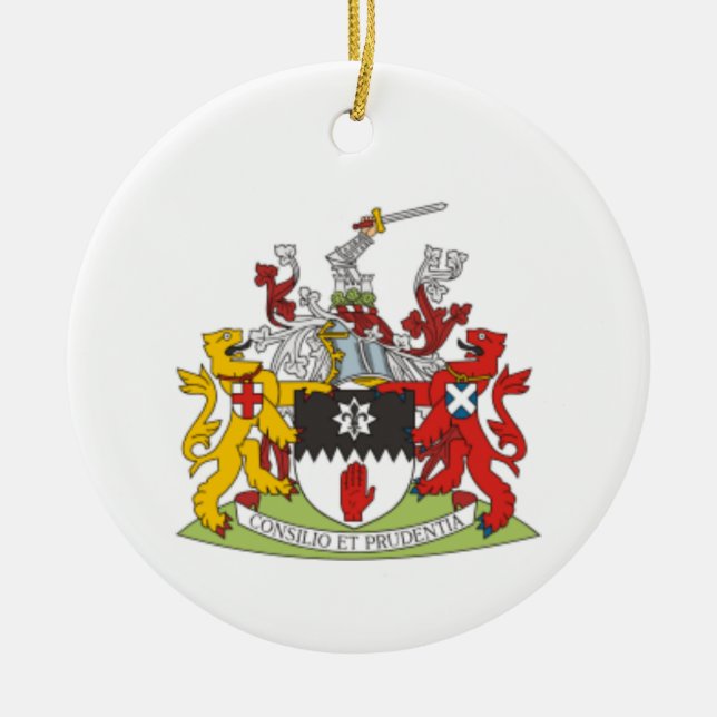 Ireland County Tyrone Christmas Ornament (Front)
