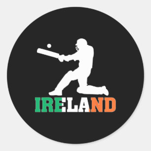 Ireland Cricket Fan Jersey 2025 Irish Cricket Classic Round Sticker