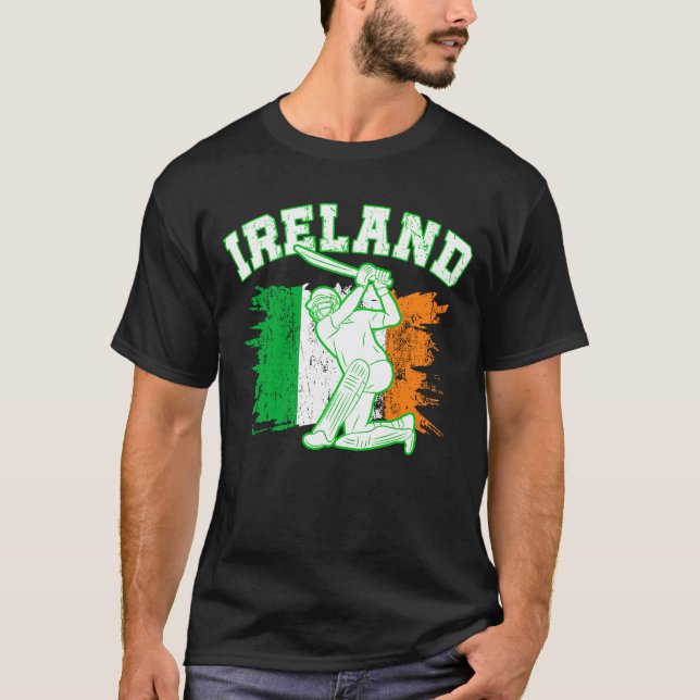 Ireland Cricket Player Cricket Sport T-Shirt (Front)