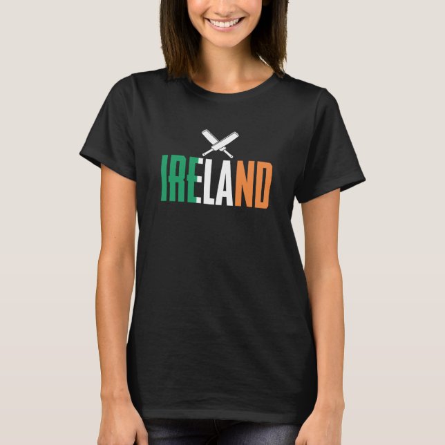 Ireland Cricket Player Cricket Sport T-Shirt (Front)