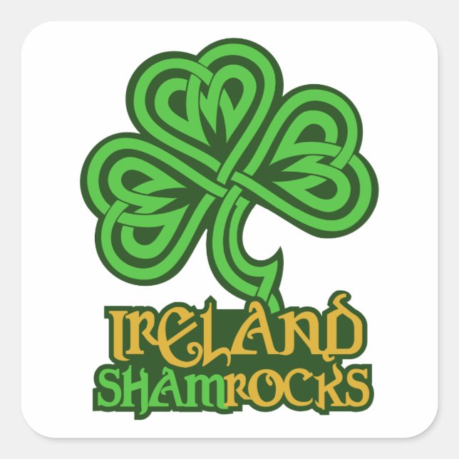 Ireland custom stickers (Front)