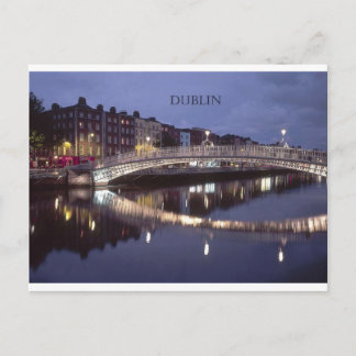 Ireland Dublin Bridge night (St.K) Postcard