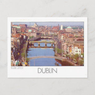 Ireland Dublin River Liffey (St.K.) Postcard