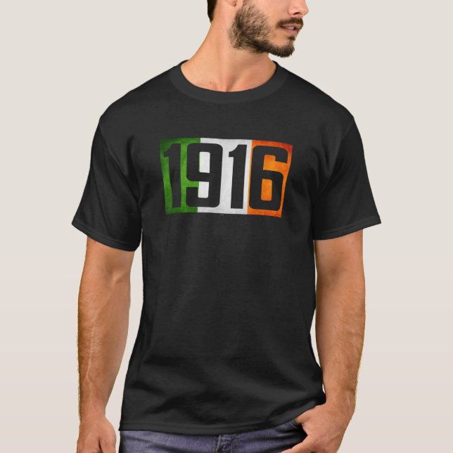 Ireland Easter Rising 1916 Irish rebellion flag te T-Shirt (Front)