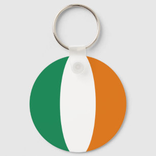 Ireland Fisheye Flag Keychain