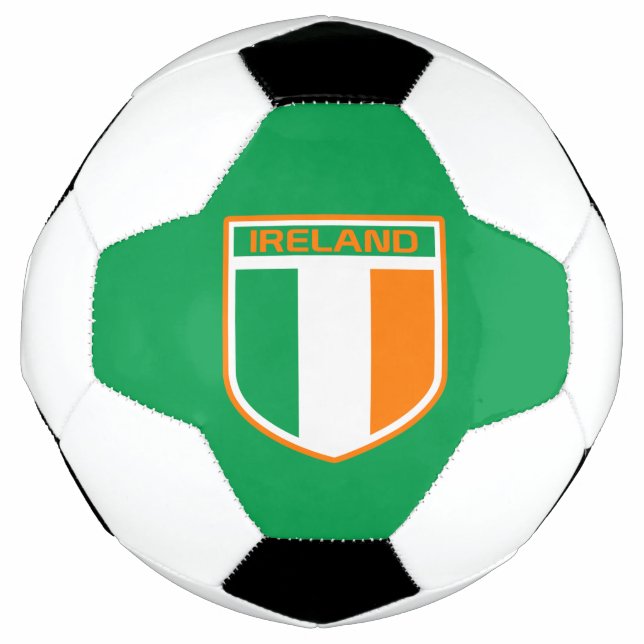 Ireland Flag/Badge Design Football (Front)