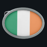 Ireland Flag Belt Buckle<br><div class="desc">Patriotic flag of Ireland.</div>