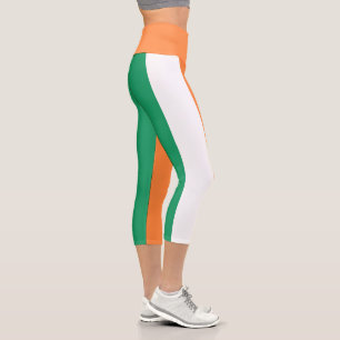 Ireland Flag Capri Leggings