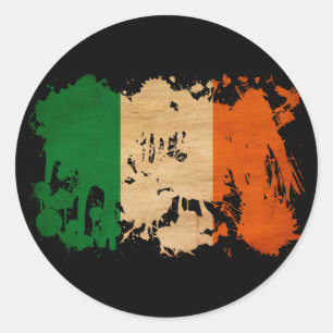 Ireland Flag Classic Round Sticker