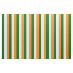 Ireland flag colour, Orange, white, green Fabric