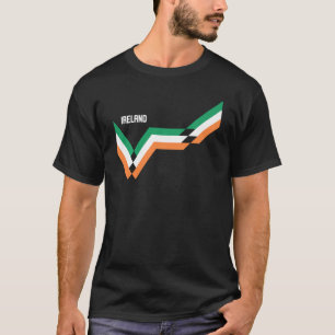 Ireland Flag Funny Irish Heritage Roots Vintage Ir T-Shirt