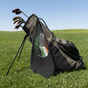 Ireland flag golf towel