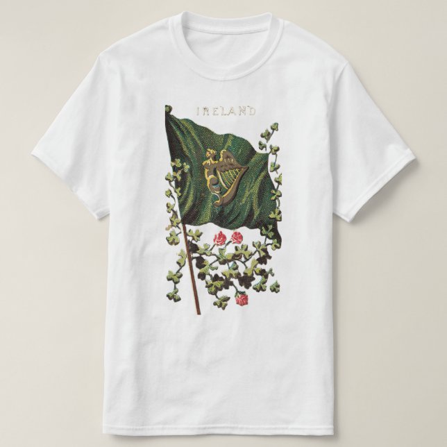 Ireland Flag Graphic T-Shirt (Design Front)