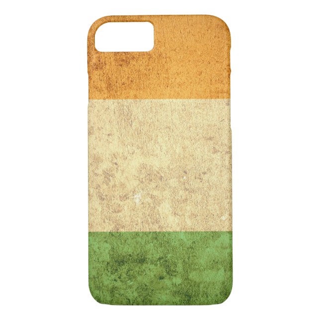 Ireland Flag - Grunge Case-Mate iPhone Case (Back)