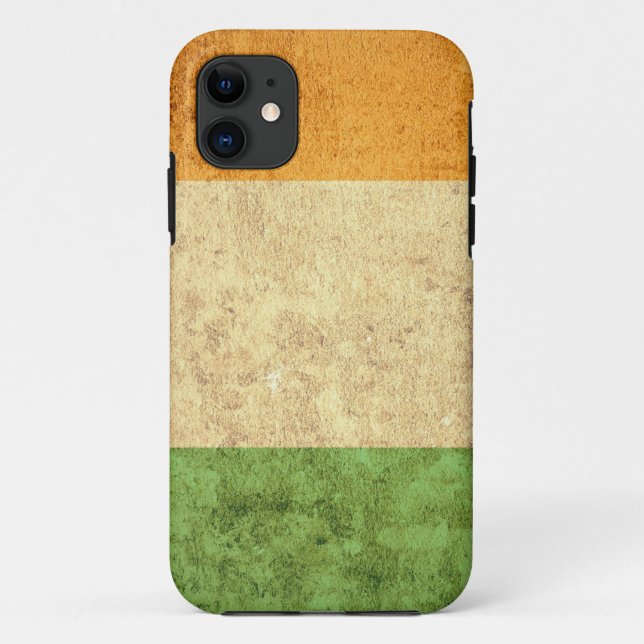 Ireland Flag - Grunge Case-Mate iPhone Case (Back)
