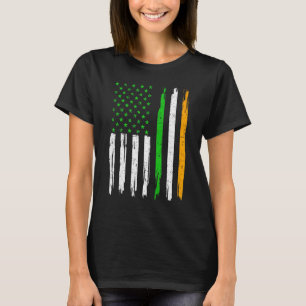 Ireland Flag Irish American Flag Vintage St Patric T-Shirt