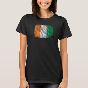 Ireland Flag Irish Dublin Belfast Sea Wales Emeral T-Shirt