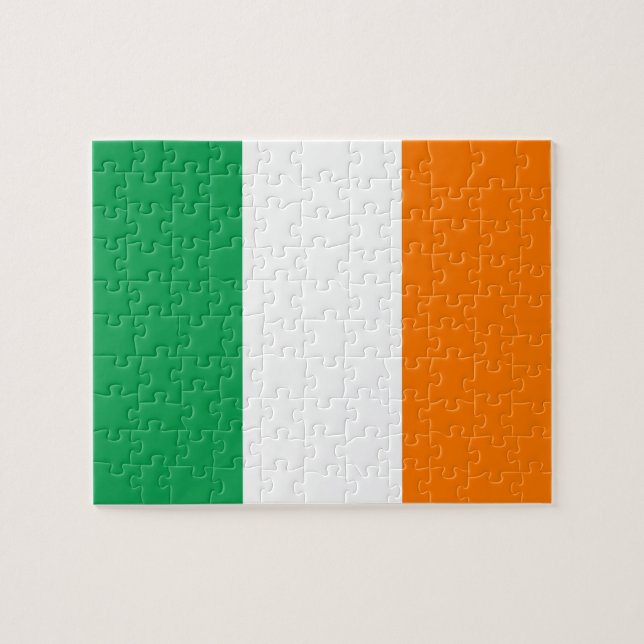 Ireland Flag Jigsaw Puzzle (Horizontal)