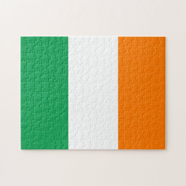 Ireland Flag Jigsaw Puzzle (Horizontal)