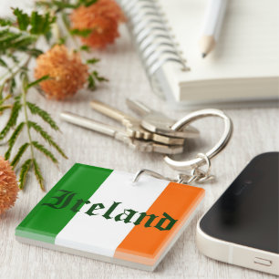 Ireland Flag Key Ring