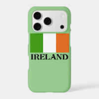 Ireland Flag, labelled,