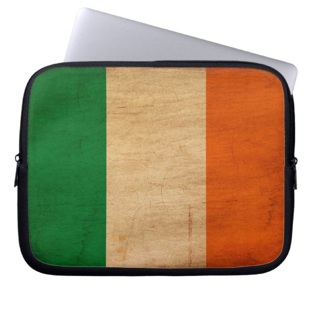 Ireland Flag Laptop Sleeve (Front)
