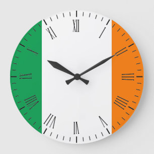 Ireland Flag Large Clock