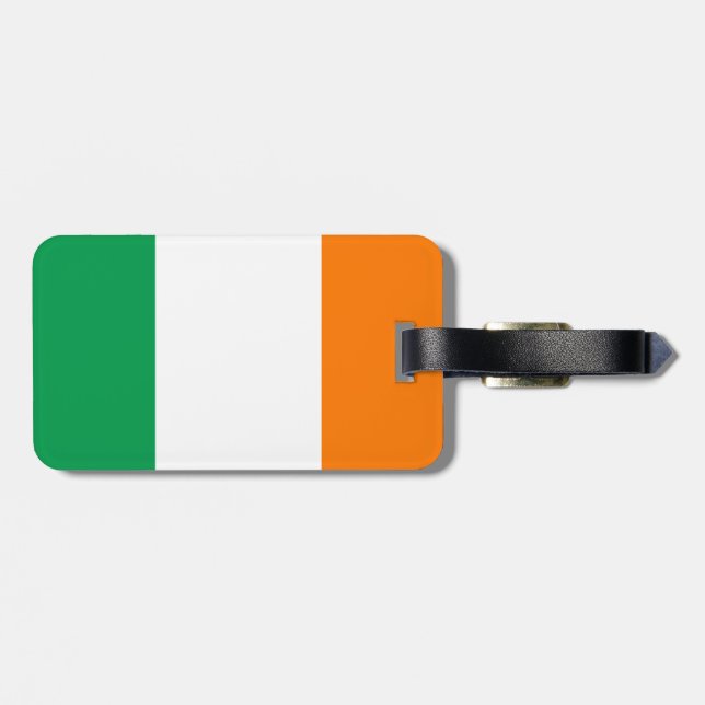 Ireland Flag Luggage Tag (Back Horizontal)