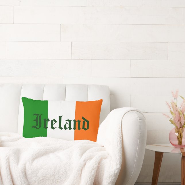 Ireland Flag Lumbar Cushion (Couch)