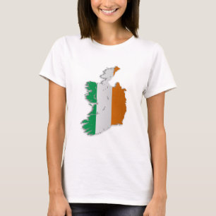 Ireland Flag Map T-Shirt