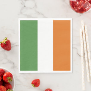 Ireland flag napkin