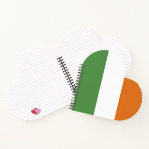 Ireland flag notebook