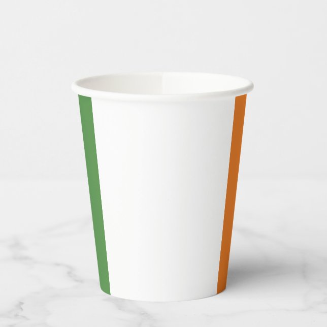 Ireland flag paper cups (Left)