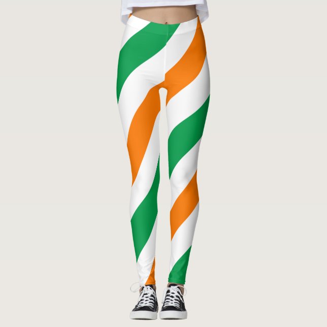Ireland flag pattern leggings (Front)