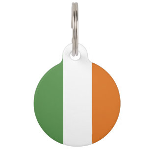 Ireland flag pet tag