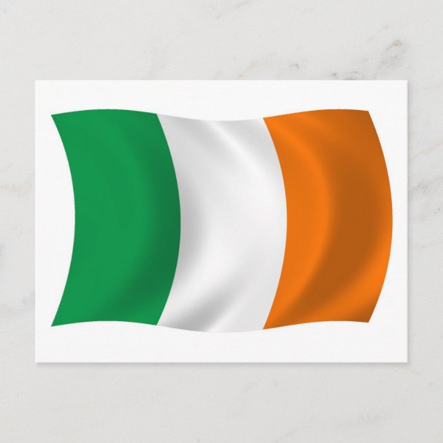 Ireland Flag Postcard (Front)