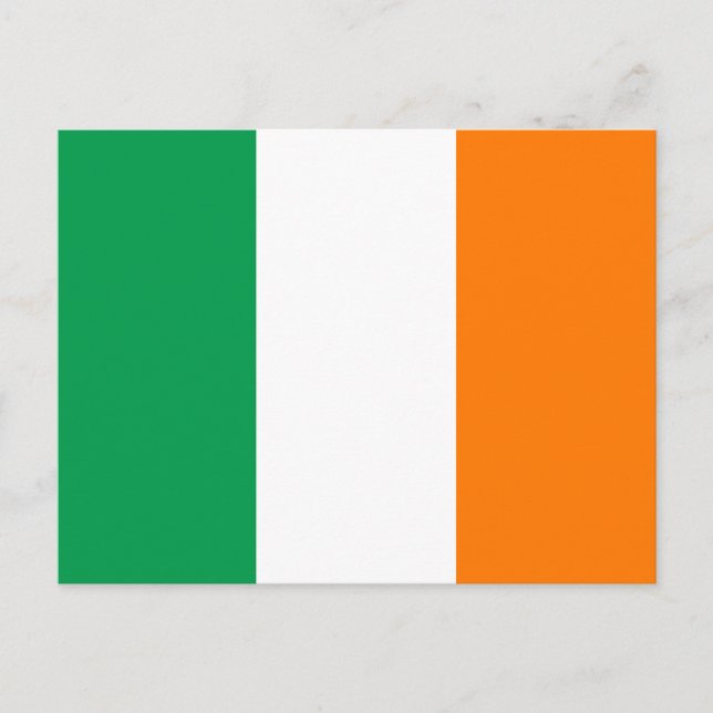 Ireland Flag Postcard (Front)