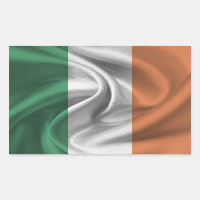 Ireland Flag Rectangular Sticker (Front)