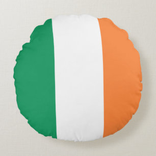 Ireland Flag Round Cushion