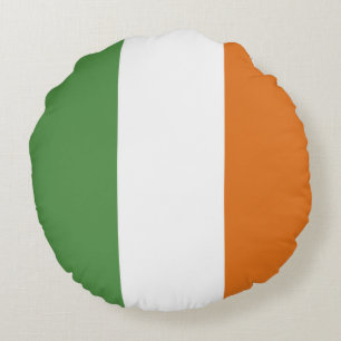 Ireland flag round cushion