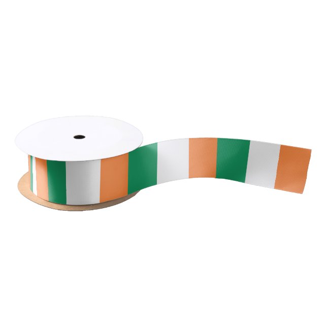 Ireland Flag Satin Ribbon (Spool)