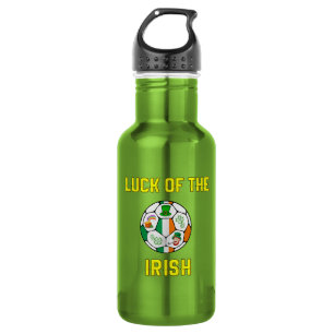 Ireland Flag Soccer Ball - Luck of the Irish 532 Ml Water Bottle