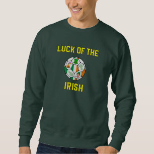 Ireland Flag Soccer Ball - Luck of the Irish Sweatshirt