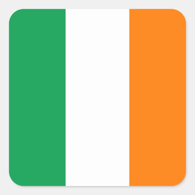 ireland-Flag Square Sticker (Front)