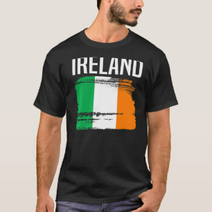 Ireland Flag St Patricks Day Vintage Distressed Ir T-Shirt
