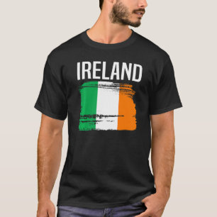 Ireland Flag St Patricks Day Vintage Distressed Ir T-Shirt