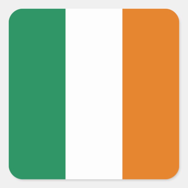 Ireland Flag Sticker (Front)